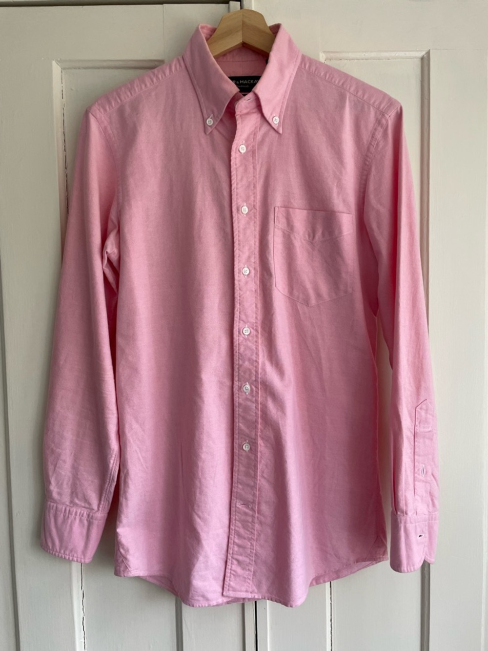 Spier & Mackay Shirt 14.5 Handmade Extra Slim Fit Pink Button Down Sportshirt